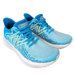 New Balance Fresh Foam 1080 v11 Blue Teal Knit Running Shoes Womens 6.5